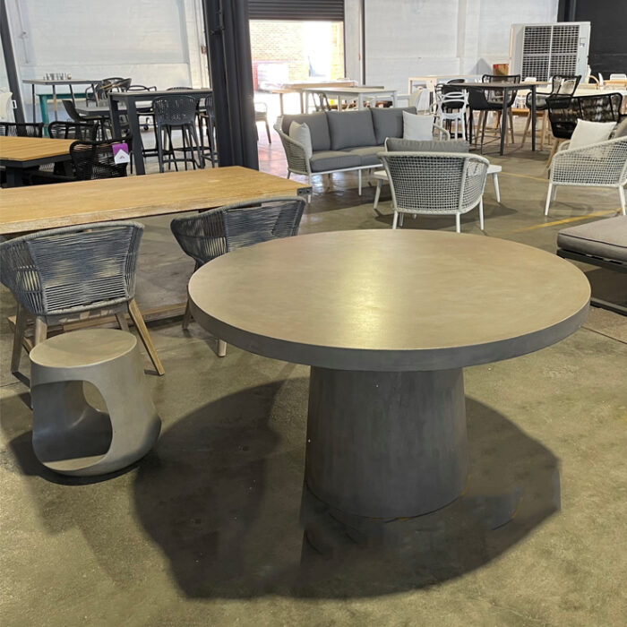 Concrete Round Dining Table