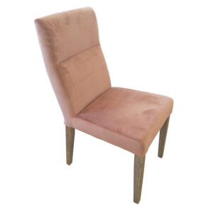 Pink Upholstered Dining Chair