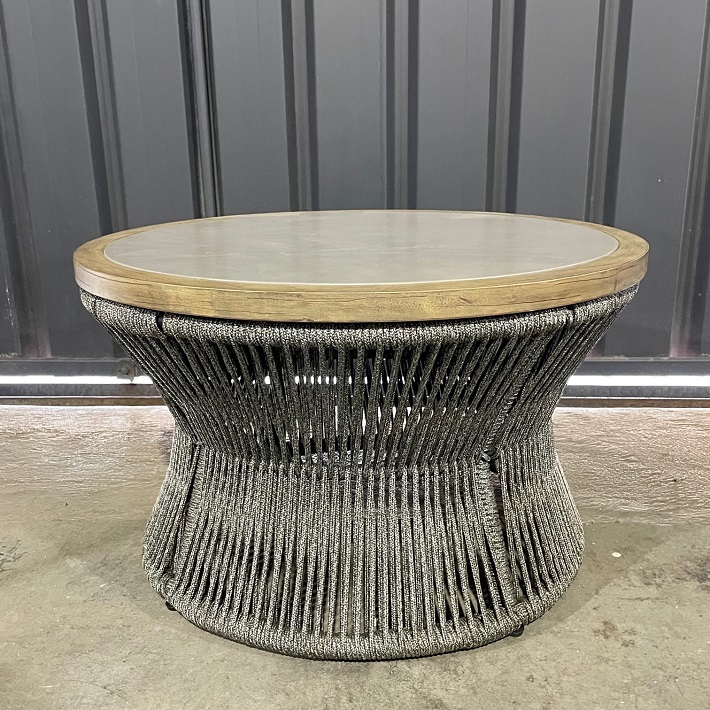 Concrete Rope Coffee Table