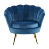 Blue Velvet Occasional Chair