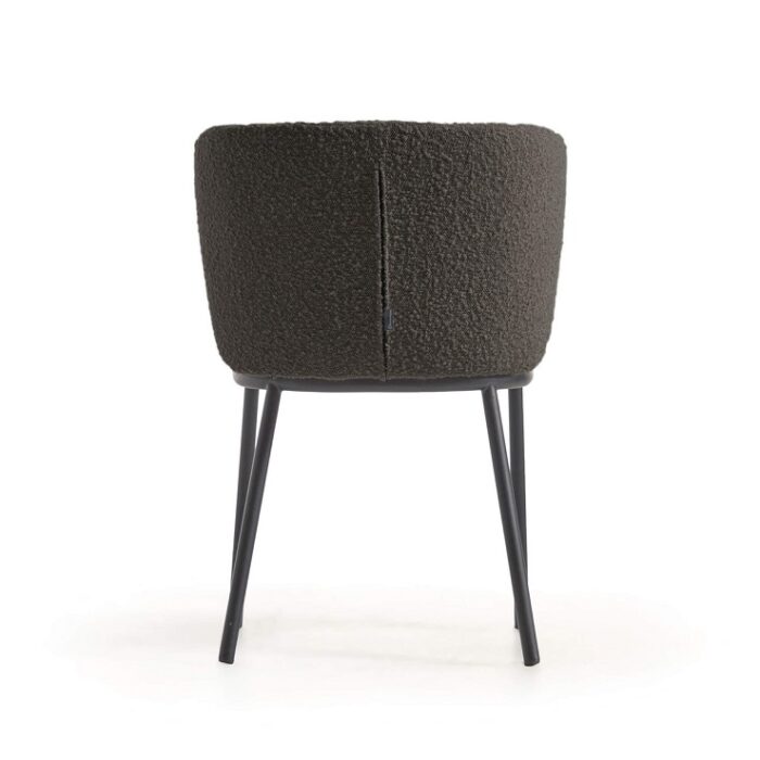 Black Boucle Chair