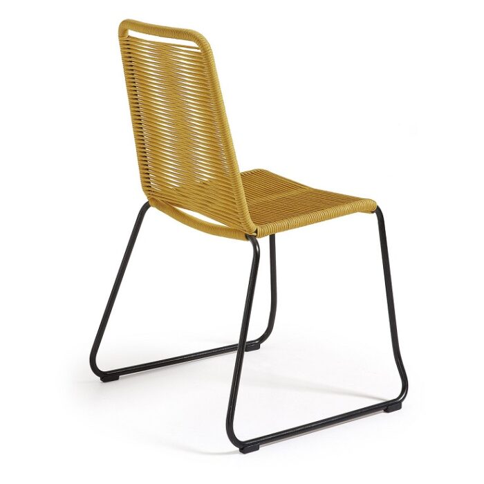 Mustard Rope Chair
