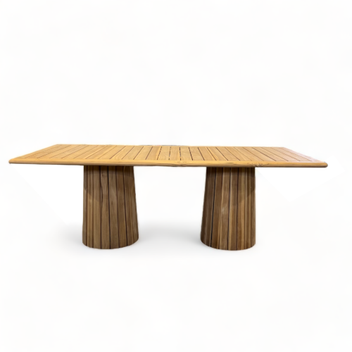Whirl 120cm Teak Round Dining Table Gloster